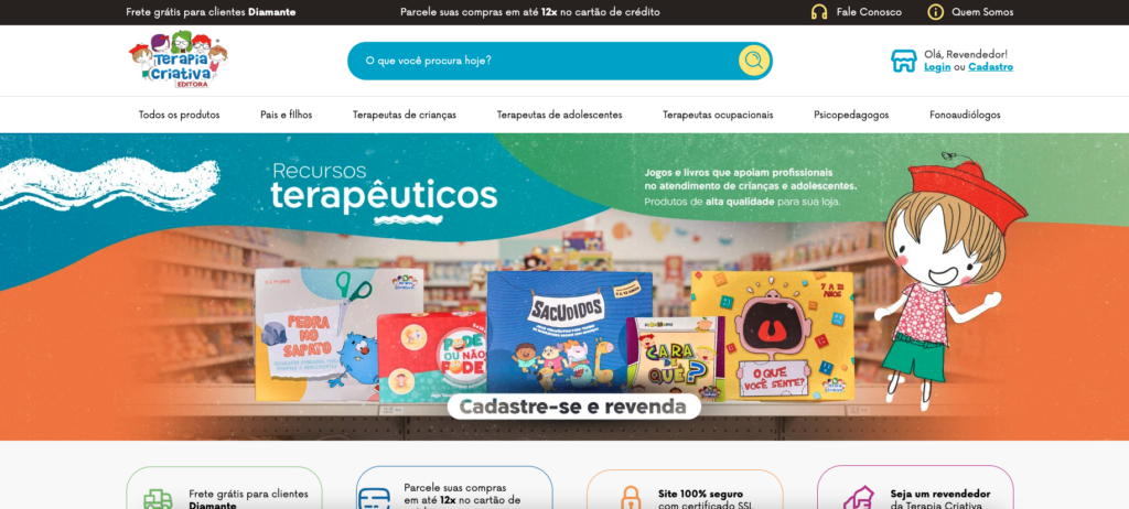 Case Terapia Criativa: desenvolvimento da loja virtual B2B de atacado!